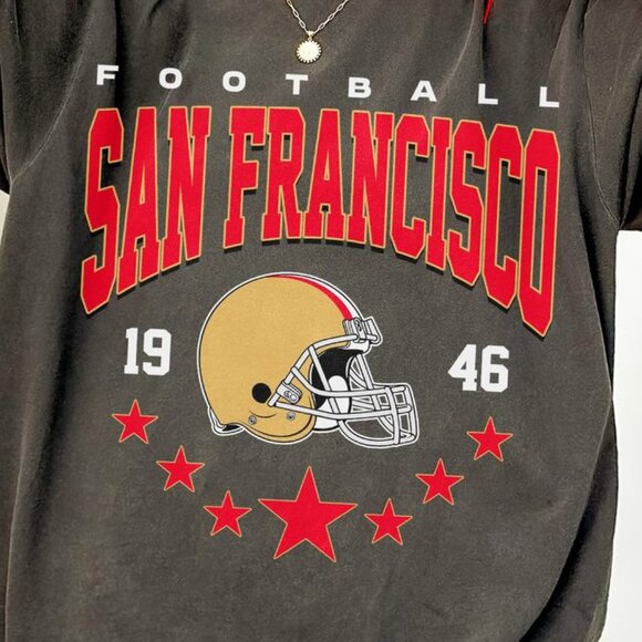 San Francisco Football Classic-Inspired Comfort Colors T Shirt 166 - Picture 2 of 5